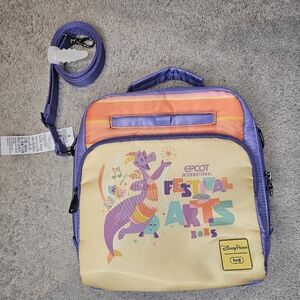 2025 Disney Parks EPCOT Festival of the Arts Figment Lug Crossbody NWT